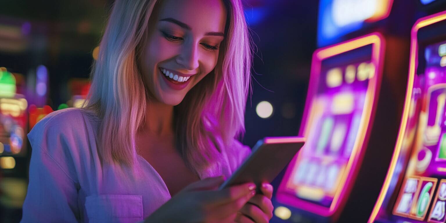 Woman Placing a Bet at 789 com